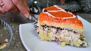 Новенький Салат_ АРЛЕКИН_. Шикарный Новогодний стол.