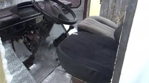 Вездеход переломка на шинах низкого давления. Утепление кабины водителч