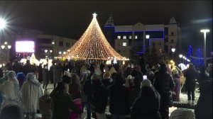 В Нурлате торжественно открыли главную елку города