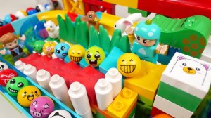 СТРОИМ ГОРКУ ДЛЯ ЦВЕТНЫХ ШАРИКОВ КАТАЕМ ШАРИКИ АСМР ВИДЕО ДЛЯ ДЕТЕЙ ДЕТСКИЙ КАНАЛ ИГРАЛКИ-ЗАЛИПАЛКИ