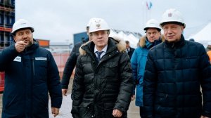 Беглов оценил работы на новой Высокоскоростной железнодорожной магистрали в Санкт-Петербурге