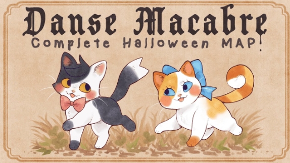 🦉Danse Macabre 🦉Warrior Cats, Swiftpaw and Brightpaw COMPLETE HALLOWEEN MAP 🌹 (КОТЫ ВОИТЕЛИ МАП П