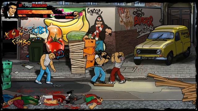 Отличный битэмап. Skinny & Franko Fists of Violence! смотреть онлайн