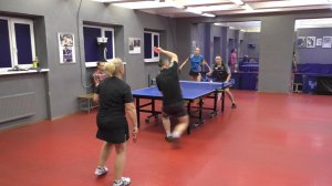 Закзун/Орлова (1172) - Мешков/Файтельсон (945) 14.12 Парный турнир по настольному теннису СПб