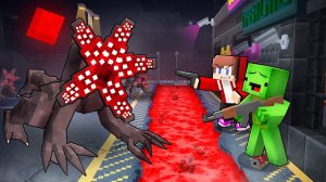 СТРАННЫЕ ВЕЩИ ПРОТИВ Дома охраны - Майнкрафт Анимация