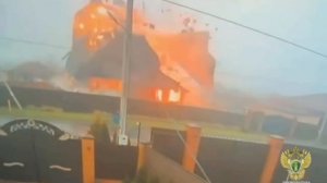 Жилой дом взлетел на воздух во время взрыва газа в селе под Белгородом