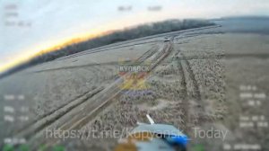 Уничтожение транспорта ВСУ на открытой местности.