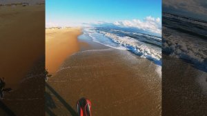 Эндуро на берегу моря