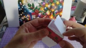 Домик и ёлка из бумаги своими руками