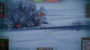 Мир танков. ПОЛИГОН. Прохоровка (новогодняя). Бой на Об.140. Взял 4 фрага,но боты оказались сильнее.