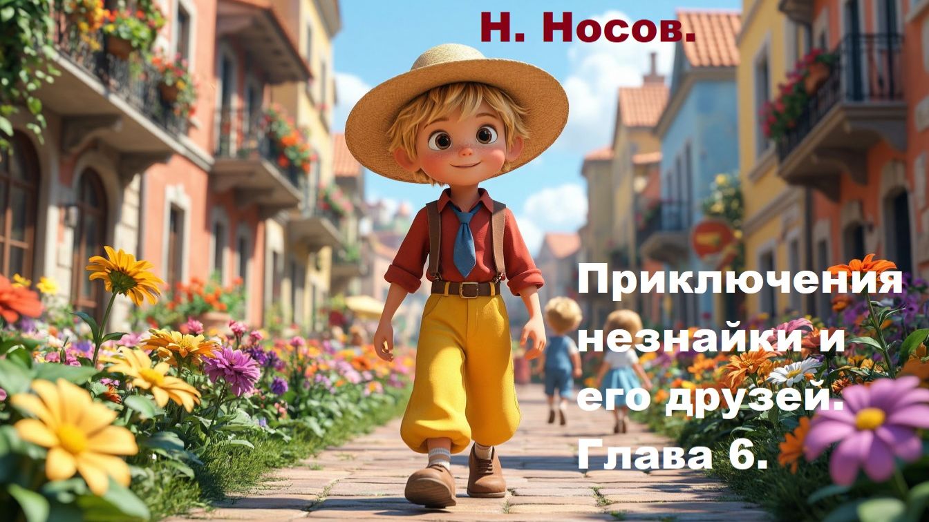 Н. Носов. Приключения Незнайки и его друзей. Глава 6.1