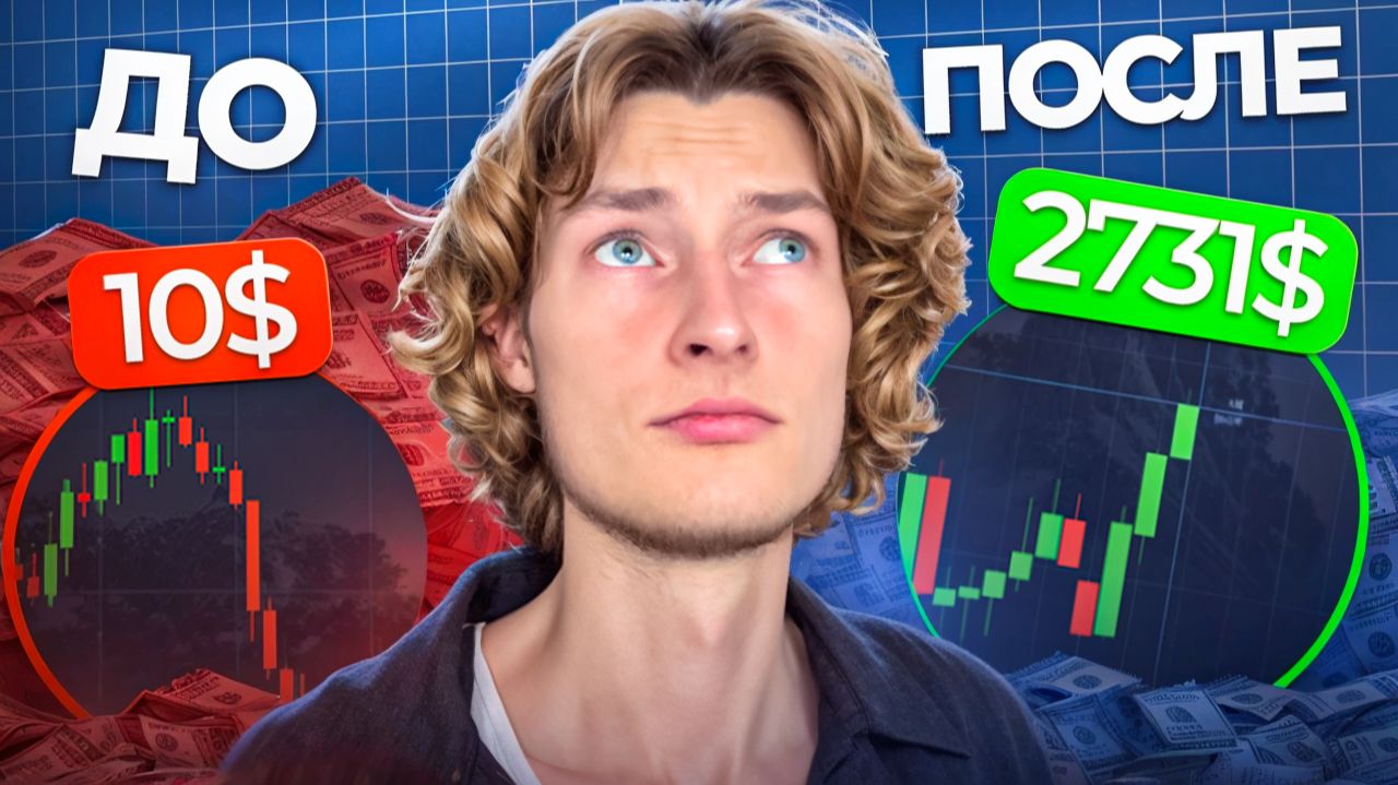 С 10$ до 2731$ без единого минуса! Лучшая стратегия в трейдинге 2026 смотреть онлайн