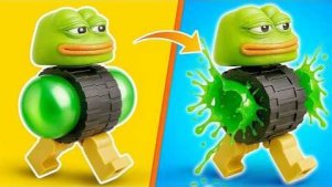 Я воссоздал персонажей итальянского Брейнрота в LEGO