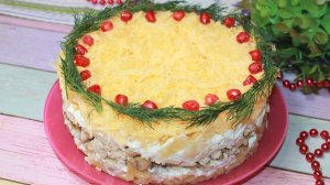 На Новый год обязательный САЛАТ на моем столе. Все просят рецепт, такой он вкусный.