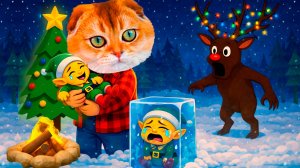 СПАСАЮ ЭЛЬФОВ В В 99 НОЧЕЙ В ЛЕСУ! ЛОСЯШ В ГИРЛЯНДАХ - НАСТУПИЛ НОВЫЙ ГОД!