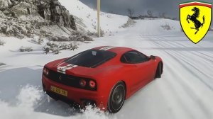 ЗАСНЕЖЕННЫЕ ПОКАТУШКИ НА FERRARI 360 CHALLENGE STRADALE