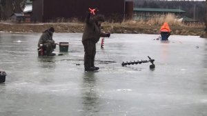 поимка форели