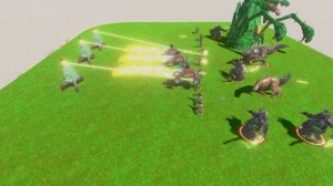 ARBS: Механический Кошмар против Человека с Бензопилой! ⚙️🔪 Монстр-Машина врывается на арену!