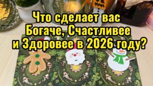 Что сделает вас БОГАЧЕ, счастливее и более здоровыми в 2026 году? Рассказывают карты таро