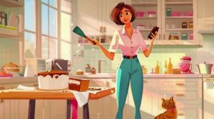 411 👩🍳 МУЛЬТСЕМЬЯ: ЧТО ДЕЛАЕТ ЗИНА НА КУХНЕ? Кулинарный детектив с сюрпризом!