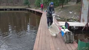 Форель клюёт на все виды приманок. Спорт-зона. Клёвое место Лосиный остров.