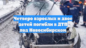 Четверо взрослых и двое детей погибли в ДТП под Новосибирском