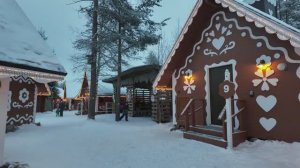 Деревня Санта-Клауса, Рованиеми, Лапландия, Финляндия за полярным кругом 🎅🎄