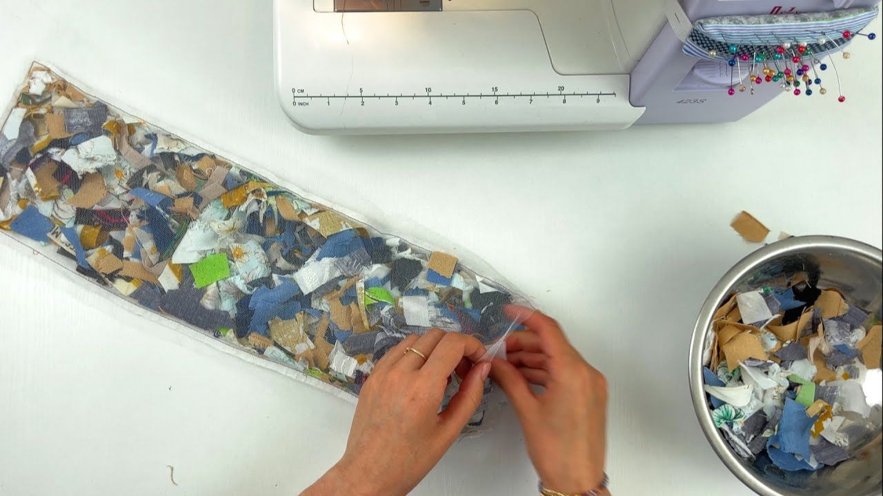 Отличная сумка из остатков ткани. Пэчворк для начинающих. смотреть онлайн