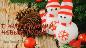 С наступающим Новым Годом!  *