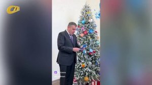 ГУБЕРНАТОР КУРСКОЙ ОБЛАСТИ АЛЕКСАНДР ХИНШТЕЙН ПРИНЯЛ УЧАСТИЕ В ЕЖЕГОДНОЙ АКЦИИ "ЕЛКА ЖЕЛАНИЙ"