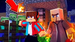 ПРОБРАЛИСЬ В ДЕРЕВНЮ ЗОМБИ! ВЫЖИВАНИЕ В ЗОМБИ ГОРОДЕ! ЗОМБИ АПОКАЛИПСИС В МАЙНКРАФТ #4 КОМПОТ