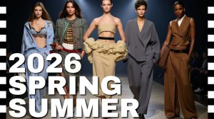 ❗ ТОП-20 МОДНЫХ КОЛЛЕКЦИЙ весна-лето 2026 на Неделе моды 👗 Краткий обзор самых интересных показов