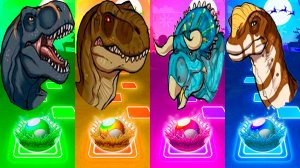 Coffin Dance Динозавры 263 уровень - Мультики про Динозавров | МУЛЬТФИЛЬМЫ ДИНОЗАВРЫ в Tiles Hop