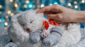 ✨Какую новогоднюю ДВЕРЦУ ты откроешь сегодня? Уютный АСМР с животными для глубокого расслабления