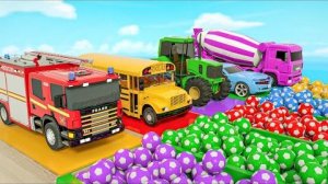 Раскрашивай шарики и пой песню! | Детские стишки для маленьких акул | SquareWheels TV Детские стишки