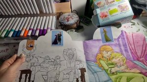 Хобби Влог! Раскрашиваю в раскрасках по номерам! 🎄🔥❤️.mp4