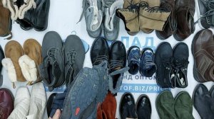 40300 Обувь демисезонная, зимняя (~90% нат. кожа), 14пак, scarpe invernale, секонд (cream/extra) опт