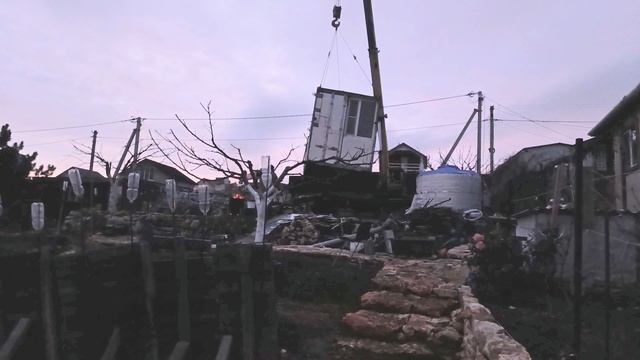 Снятие контейнера в обработке