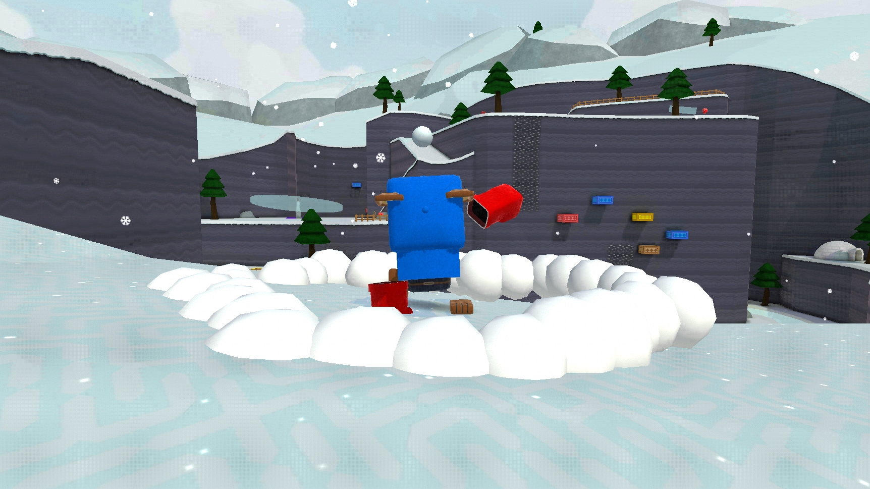 прохождение супер мишкаsuper bear часть2снежная долина