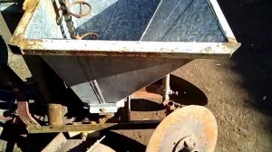 Самодельный минитрактор. Картофелесажалка