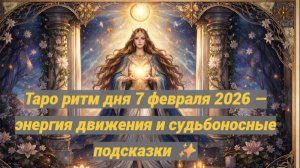 Таро ритм дня 7 февраля 2026 — энергия движения и судьбоносные подсказки ✨