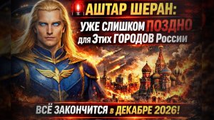 🚨 АШТАР ШЕРАН: УЖЕ СЛИШКОМ ПОЗДНО для Этих ГОРОДОВ России - ВСЁ ЗАКОНЧИТСЯ в ДЕКАБРЕ 2026!