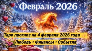 Таро прогноз на 4 февраля 2026 года ✨ Любовь • Финансы • События