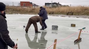 поимка форели