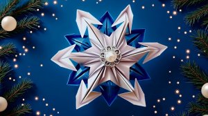 Как сделать снежинку из бумаги [Легко]