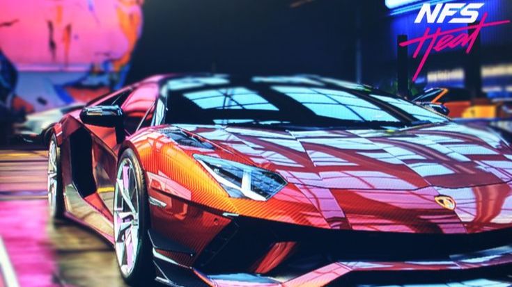 Need for Speed Heat  Вот это она Наваливает))) Lamborghini Aventador