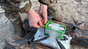 Доставка правизии FPV-дронами.