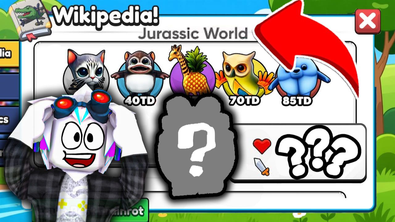 Все Новые Брейнроты 16 Мира Jurassic World и Сливы Обновления Roblox Brainrot Evolution смотреть онлайн