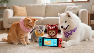 Котики и новый сосед