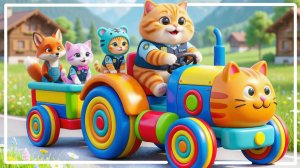 Мультики для детей. Котик со своей командой спасает планету. Мультики про животных для малышей